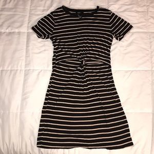 Peek-a-boo mini dress